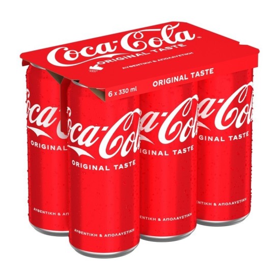 COCA COLA ΚΟΥΤΙ 330ML.6PACK