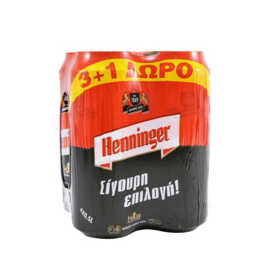 HENNINGER ΜΠΥΡΑ ΚΟΥΤΙ 4pack...